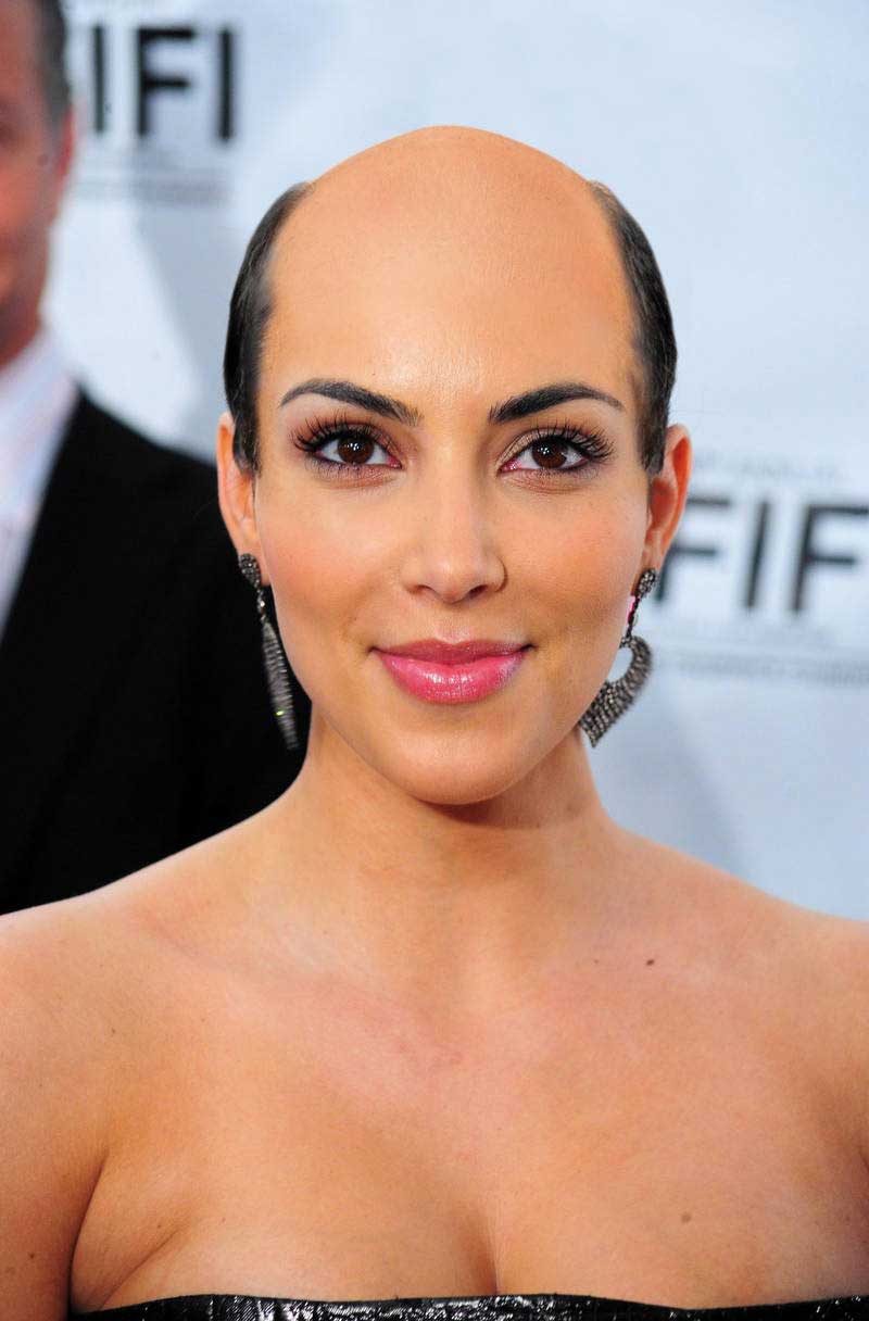 Kim Kardashian Bald